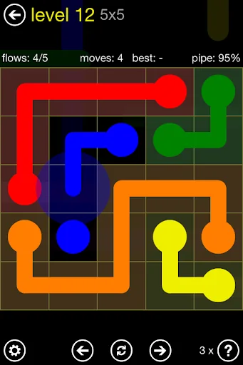 Official Flow Free gameplay screenshot from Google Play