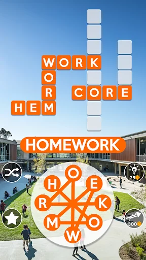 Official Wordscapes gameplay screenshot from Google Play